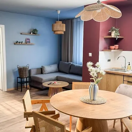Appartement Blue With Balcony Warschau
