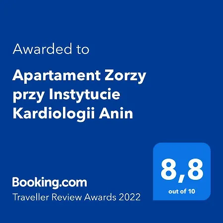 Apartament Zorzy Przy Instytucie Kardiologii Anin * Warszawa