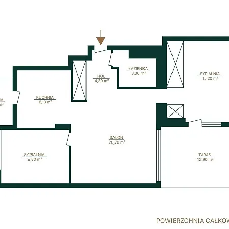 Apartment Frascati 1 Top Floor Warsaw