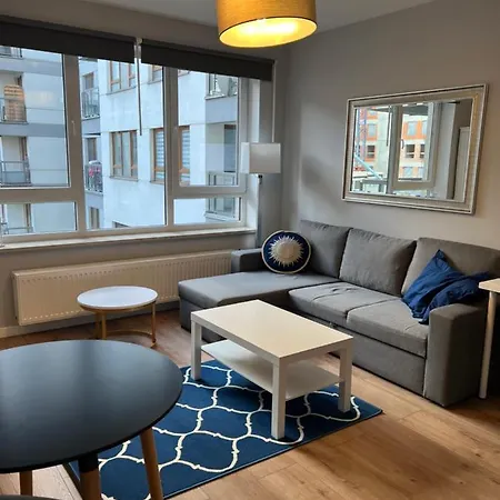 Apartment Krakowska Blue Studio Free Parking 2 Warsaw
