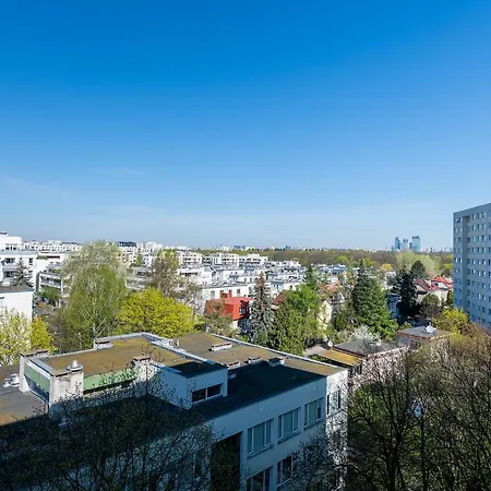 Appartement Maklakiewicza 17 - 700m Od Szpitala Mswia - 4km Do Lotniska Chopina - Maly Balkon - Piekny Widok Na Centrum Warszawy *