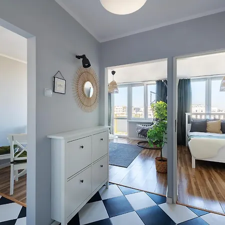 Appartement Maklakiewicza 17 - 700m Od Szpitala Mswia - 4km Do Lotniska Chopina - Maly Balkon - Piekny Widok Na Centrum Warszawy Warschau