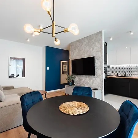 Apartment Kasprzaka Blue Comfort Warsaw