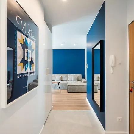 Apartment Kasprzaka Blue Comfort Warsaw