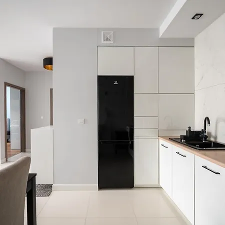 Bluszczanska Blue Modern Apartment Warsaw