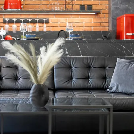 Exclusive Grey And Red In Center By Renters Apartament