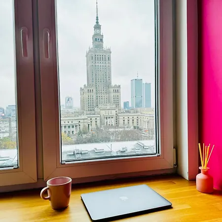 Apartment -- View City Center Pink -- Warsaw