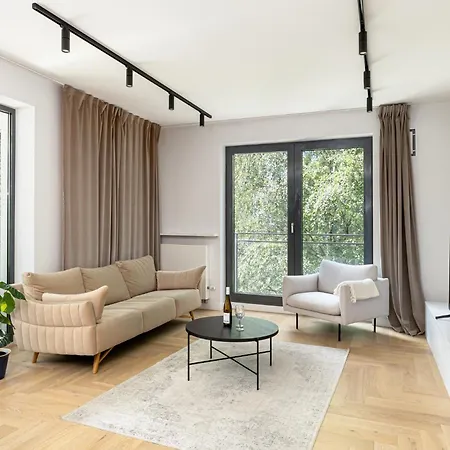 Apartment Ecru 3-bedroom Luxurious With City View Wwa22 Warsaw