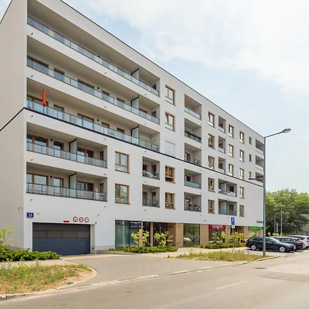 Metro Targowek One Bedroom For 4 With Furnished Balcony By Renters *