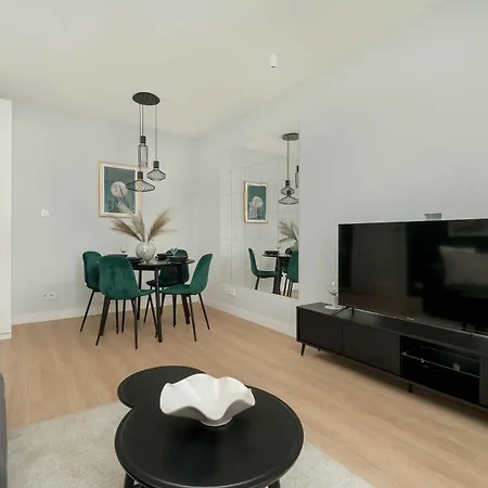 Apartment Stylish In With Parking, Bathtub, Balcony, And Desk By Renters Warsaw