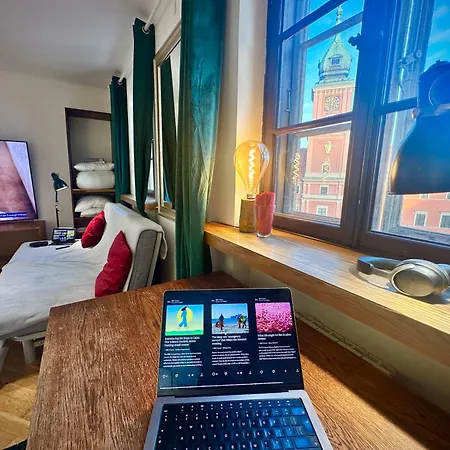 Old Town View Wifi 300 Mb/s Huge Screen Netflix Appletv Amazontv Lägenhet Warszawa
