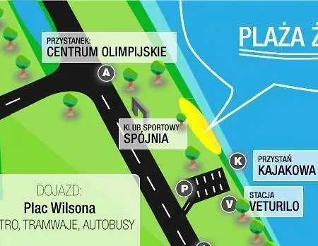 Apartamento Metro Wilson Varsóvia