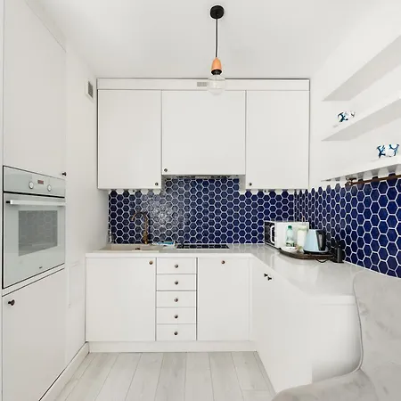 Zlota Blue Modern Apartmán Varšava