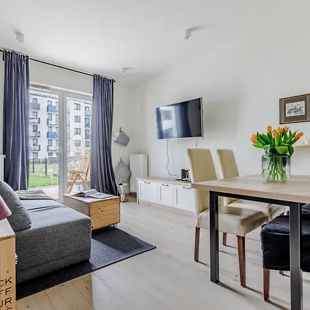 Relax&comfort New Waw 50 Sqm With Terrace, Garden, Free Parking And Ac * Warsaw