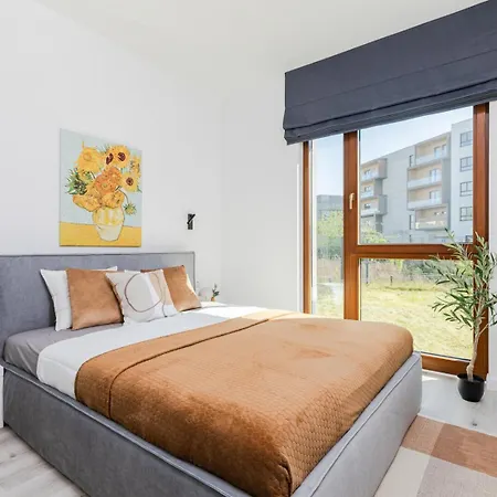 Apartament Superapart Herbu Janina 4, Wilanow, Szpital Medicover, Paley, Parking