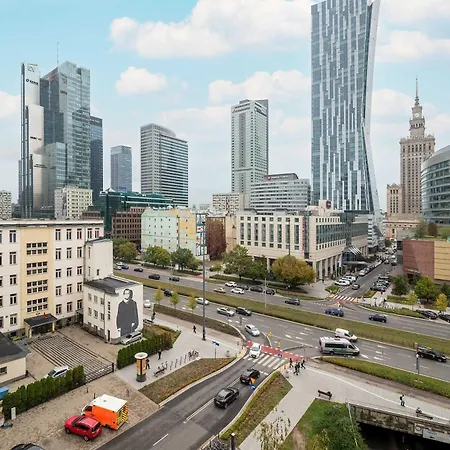 Przytulne W Centrum Warszawy Z Widokiem Na Miasto, Wanna I Balkonem By Rent Like