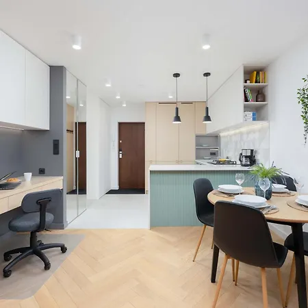 公寓 Grzybowska Modern In The Center Of By Renters 华沙