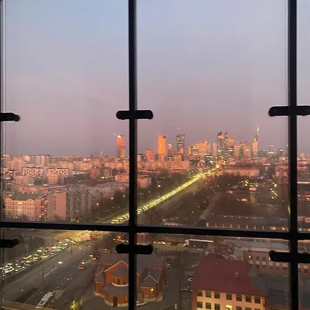 Chillout View & Pleasure - Wola Tower 15th Floor דירה *